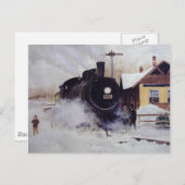 Bahnstation Nordfreiheit - Postkarte (Vorne/Hinten)