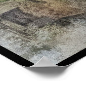 Bahnstation Wissahickon Bahnbrücke Pennsylvania Poster (Ecke)