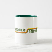 Bahnstrecke Dutchess Zweifarbige Tasse (Mittel)
