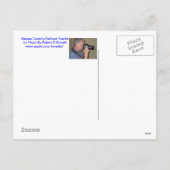 BAHNSTRECKE-FROHE WEIHNACHTEN Postkarte (Rückseite)