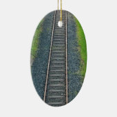 Bahnstrecke in Natur, Landschaft Keramikornament (Rechts)