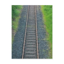 Bahnstrecke in Natur, Landschaft