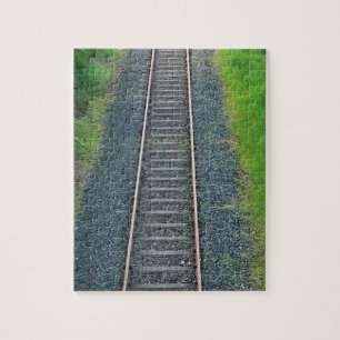 Bahnstrecke in Natur, Landschaft Puzzle