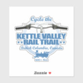 Bahnstrecke Kettle Valley (H2) Aufkleber (Blatt)