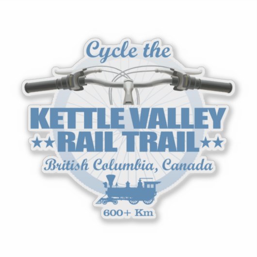 Bahnstrecke Kettle Valley (H2) Aufkleber (Vorderseite)