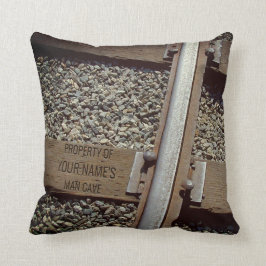 Bahnstrecke kundengerechte Mann-Höhle Kissen