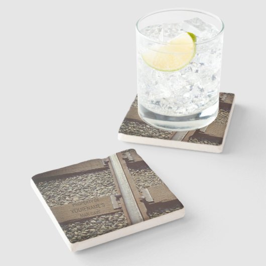 Bahnstrecke kundengerechte Mann-Höhle Steinuntersetzer (Seitenansicht)