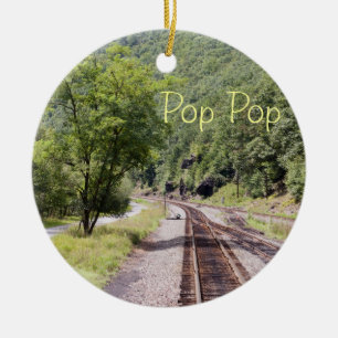Bahnstrecke-Verzierung Keramikornament