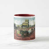 Bahnstrecke-Wandgemälde 1910 Tasse (Zentrum)