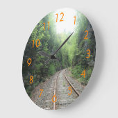Bahnstrecke-Wanduhr Große Wanduhr (Winkel)