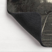 Bahnstrecken B&W Mousepad (Ecke)