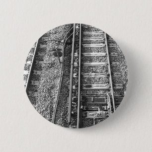 Bahnstrecken, Schwarzweiss-Bild Button