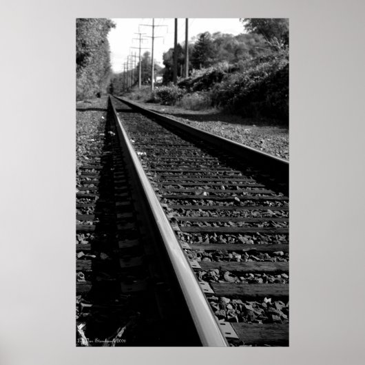 Bahntrassen drucken poster (Vorne)