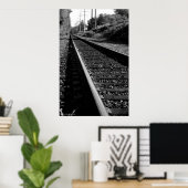 Bahntrassen drucken poster (Heimbüro)