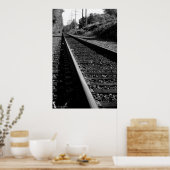 Bahntrassen drucken poster (Küche)