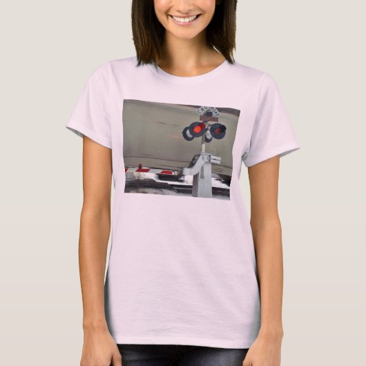 Bahnübergang Arm T-Shirt (Vorderseite)