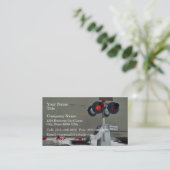 Bahnübergang Arm Visitenkarte (Stehend Vorderseite)