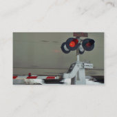 Bahnübergang Arm Visitenkarte (Rückseite)