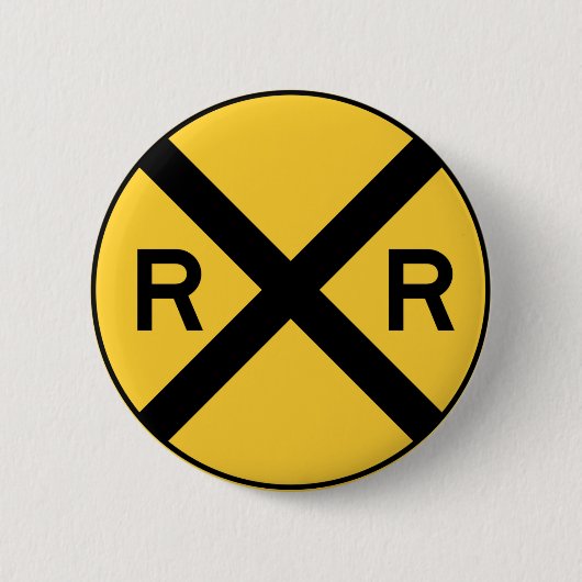 Bahnübergang Button (Vorderseite)