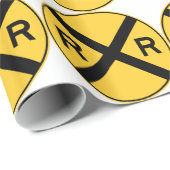 Bahnübergang Geschenkpapier (Rolleneckpunkt)