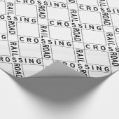 Bahnübergang Geschenkpapier (Ecke)