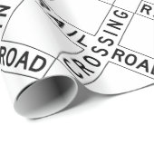 Bahnübergang Geschenkpapier (Rolleneckpunkt)