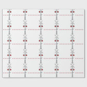 Bahnübergang Geschenkpapier (Flach)