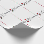Bahnübergang Geschenkpapier (Ecke)