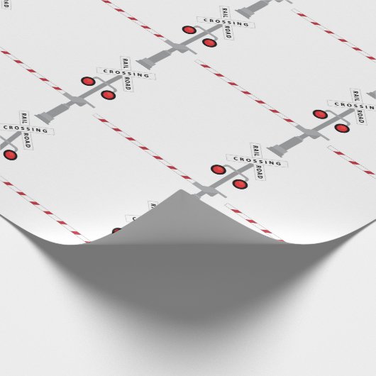 Bahnübergang Geschenkpapier (Ecke)
