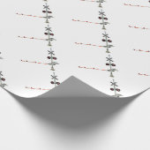 Bahnübergang Geschenkpapier (Ecke)