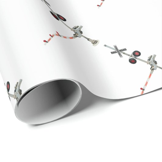 Bahnübergang Geschenkpapier (Rolleneckpunkt)