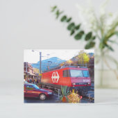 Bahnübergang Hassliberg, 1 Postkarte (Stehend Vorderseite)