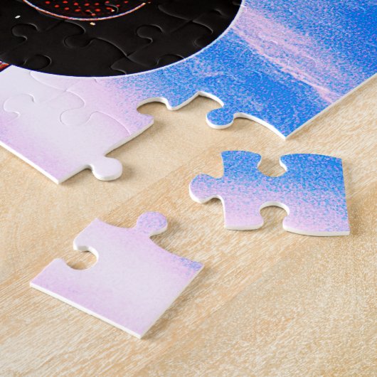 Bahnübergang mit Fußgängertor Puzzle (Seite)