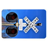 Bahnübergang mit mechanischer Glocke Magnet (Horizontal)