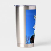 Bahnübergang mit mechanischer Glocke Thermobecher (Rechts)