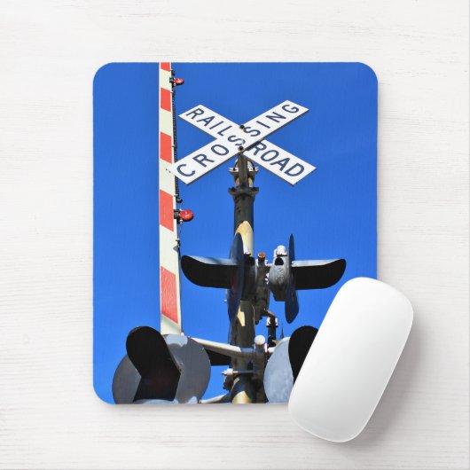 Bahnübergang mit Tor Mousepad (Mit Mouse)