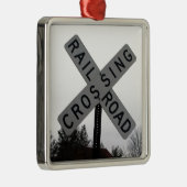 Bahnübergang Ornament Aus Metall (Rechts)