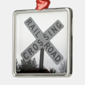 Bahnübergang Ornament Aus Metall (Links)