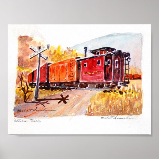 Bahnübergang Poster (Vorne)