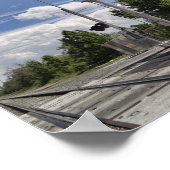 Bahnübergang Poster (Ecke)
