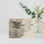 Bahnübergang Postkarte (Stehend Vorderseite)