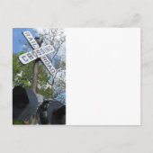 Bahnübergang Postkarte (Vorderseite)