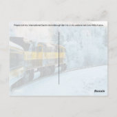 Bahnübergang - Postkarte (Rückseite)