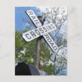 Bahnübergang Postkarte (Vorderseite)