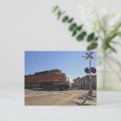 Bahnübergang Postkarte (Stehend Vorderseite)