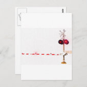 Bahnübergang Postkarte (Vorne/Hinten)