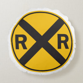 Bahnübergang Rundpilz Rundes Kissen