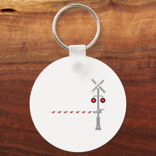 Bahnübergang Schlüsselanhänger (Vorderseite)