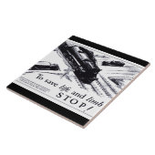 Bahnübergang Sicherheits-1906 Fliesen (Seite)