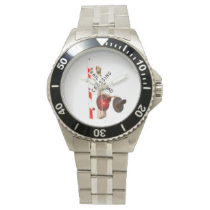 Bahnübergang Signal-Tor-Armbanduhr- Armbanduhr